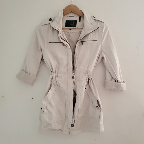 Buffalo David Bitton Jackets & Blazers - Buffalo utility creme army jacket